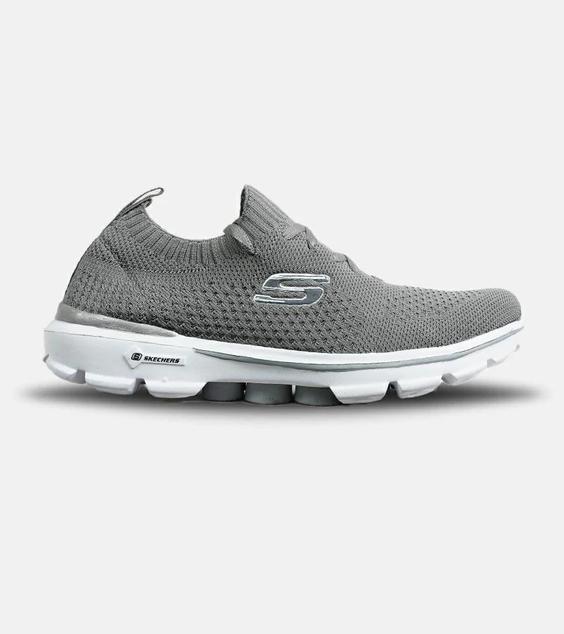 کتانی طبی مردانه و زنانه خاکستری اسکیچرز SKECHERS مدل 6376|لوزی