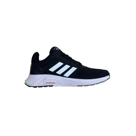 کتونی راحتی آدیداس کلودفوم مشکی سفید Adidas|کتونی باز