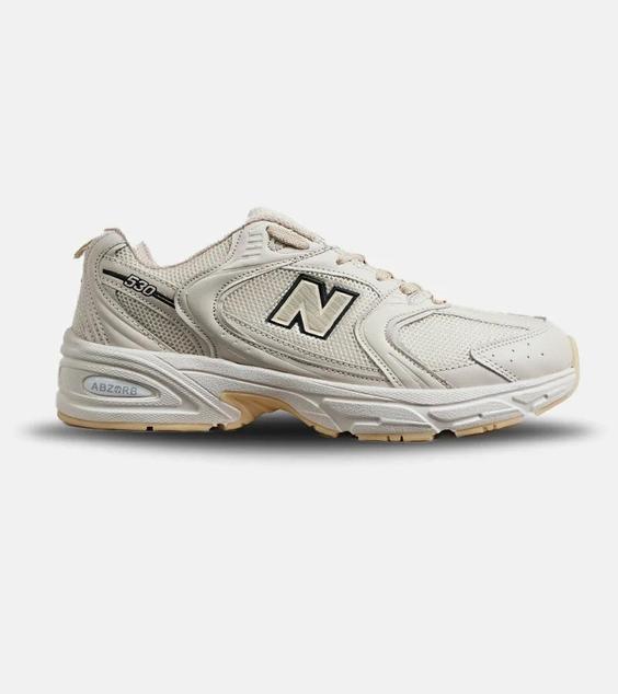 کفش کتانی مردانه و زنانه کرم NEW BALANCE 530 مدل 6389|لوزی