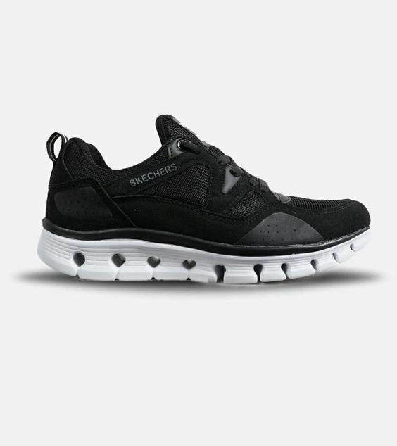 کفش کتانی طبی زنانه و مردانه مشکی SKECHERS element 2.0 مدل 6379|لوزی