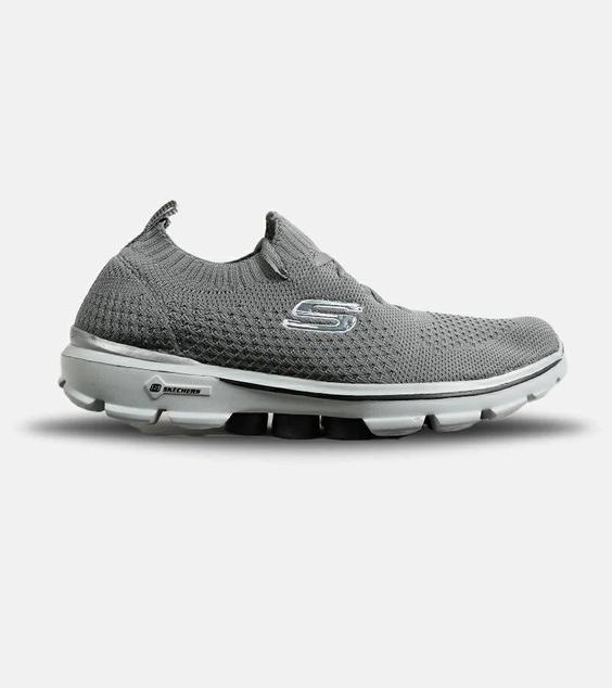 کتانی طبی مردانه و زنانه طوسی اسکیچرز SKECHERS مدل 6378|لوزی