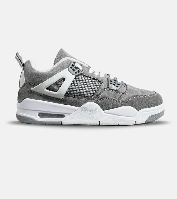 کتانی ساقدار زنانه و مردانه طوسی Nike air jordan 4 مدل 6467|لوزی