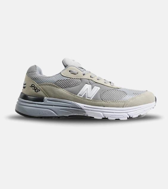 کفش کتانی بزرگ پا کرم طوسی NEW BALANCE 993 مدل 6387|لوزی