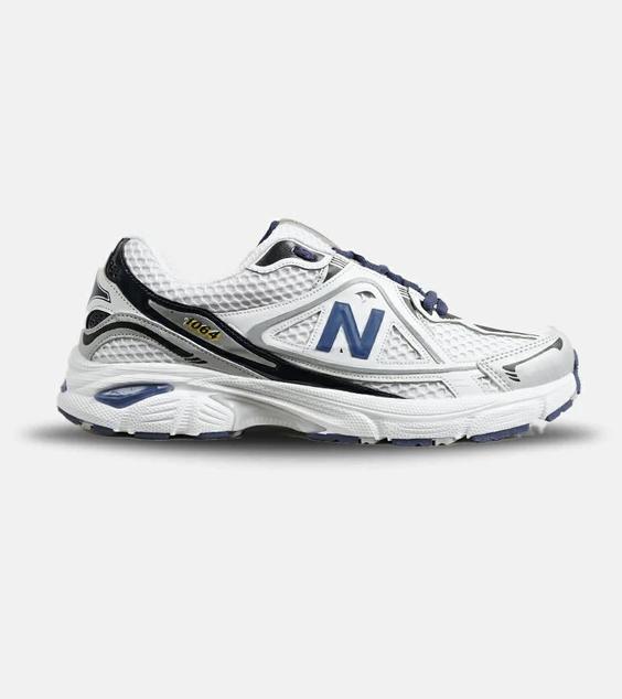 کفش کتانی مردانه و زنانه سفید سرمه ای NEW BALANCE 1064 V.2 مدل 6324|لوزی