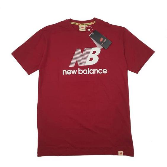 تیشرت کتان نیو بالانس new balance رنگ قرمز کد va517|الوند