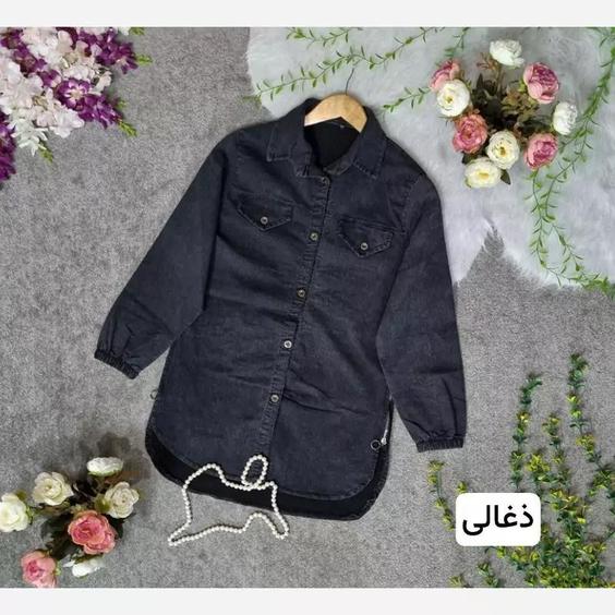 شومیز مانتویی لی کاغذی دارای رنگبندی و سایز|باسلام (🤍💙💜💛ارسال رایگان و فوری💛💜💙🤍)