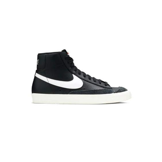 کفش نایک بلیزر ساقدار مشکی سفید Nike Blazer Mid 77 Vintage Black Sail|کتونی باز