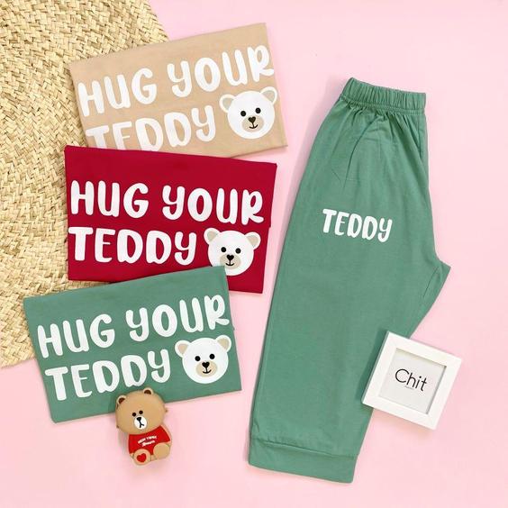 ست تیشرت شلوارک Your Teddy🧸|چیت کالکشن