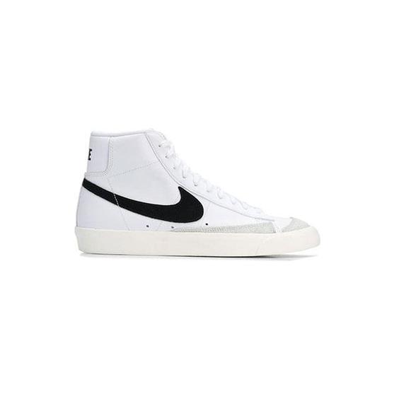 کفش نایک بلیزر سفید مشکی Nike Blazer Mid 77 Vintage|کتونی باز