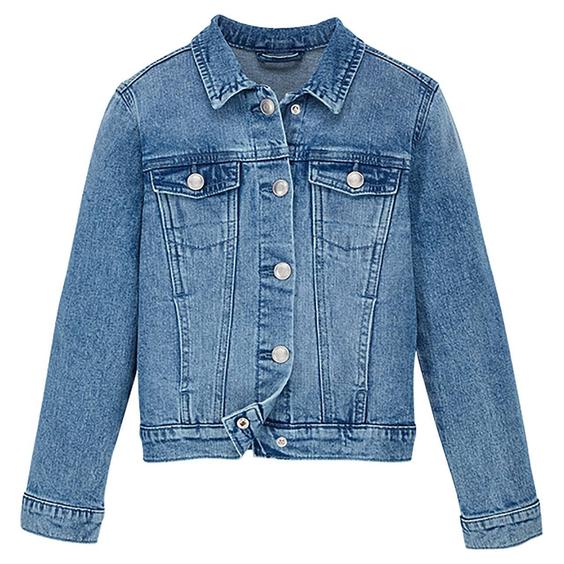 کت جین دخترانه برند پوکوپیانو کد ۰۱۸۲۸۴ Girls jean coat|کی استوک