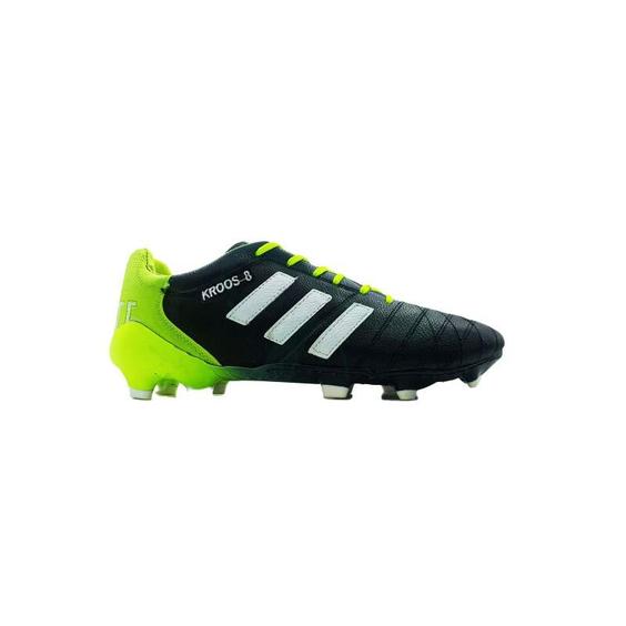 کفش فوتبال آدیداس کروس Adidas Black White Green|کتونی باز