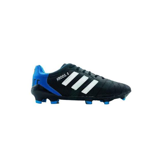 کفش فوتبال آدیداس کروس Adidas Black White Blue|کتونی باز