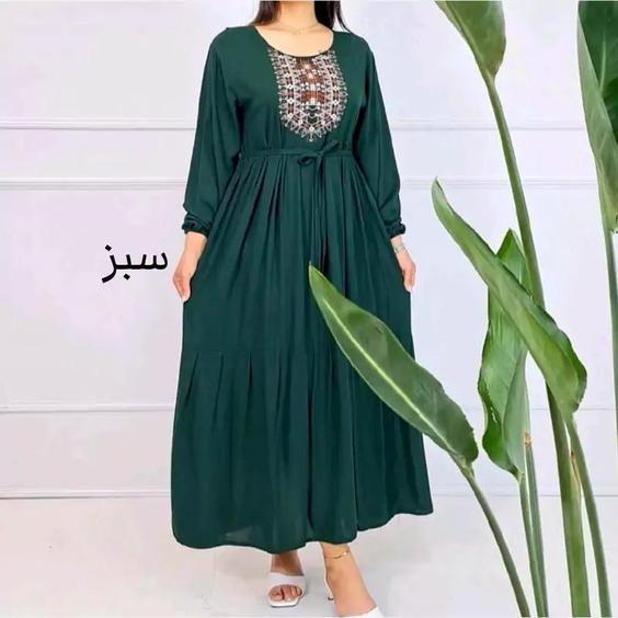 پیراهن ساحلی نخی آیدا بسیار زیباوخنک جنس فوق العاده عالی |باسلام (ارزانسرای سادات👗💚)