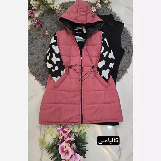 پافر زنانه کمرگت جنس میکرو رنگ کالباسی|باسلام (🛍️ شیکسون 🛍️)