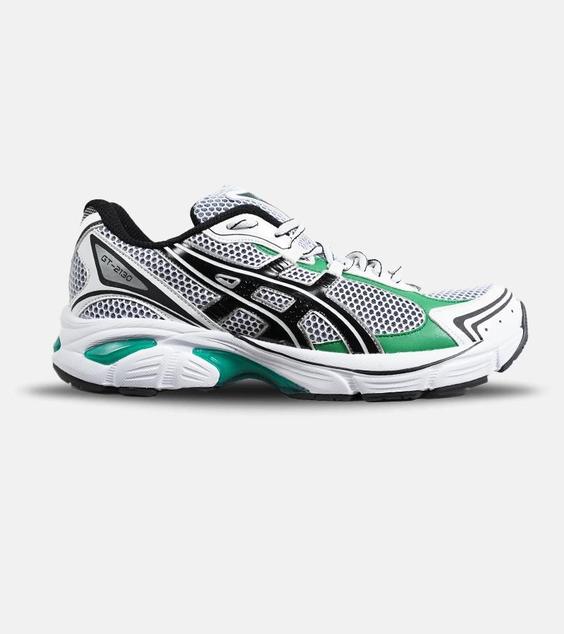 کفش کتانی بزرگ پا خاکستری مشکی سبز ASICS GT 2130 مدل 6666|لوزی