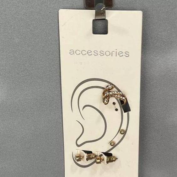  پک گوشواره و ایرکاف شیک - برند Accessories|باسلام (دیجی ژیر)