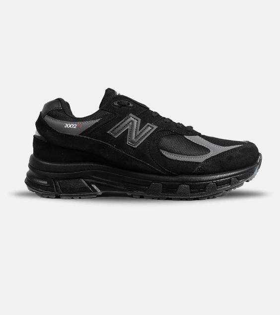 کفش کتانی بزرگ پا مشکی NEW BALANCE 2002R مدل 6576|لوزی