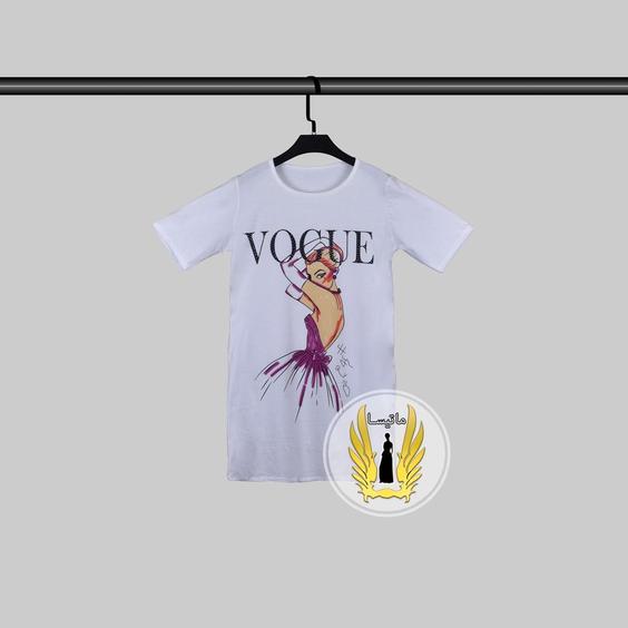 تیشرت لانگ vogue|ماتیسا