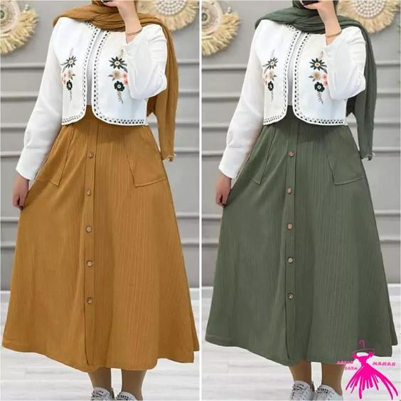 کت و دامن مدل تیارا|باسلام (ارزانسرای ماهک👗🧥)