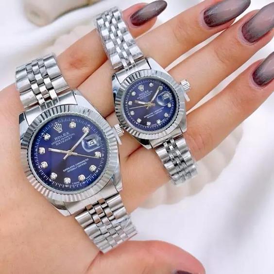 ست و تک زنانه مردانه  ساعت مچی  رولکس ROLEX DATEJUST|باسلام (ₖᵤᵣₒₛₕgₐₗₗₑᵣy)