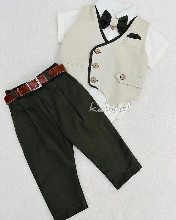 ست جلیقه شلوار پسرانه مدل نیهان برند شیکسون|مزون شیکسون