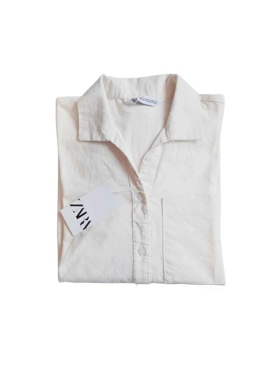 شومیز لینن برند زارا بنگلادش wit|سین استایل