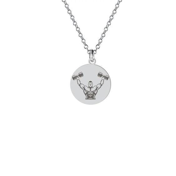 گردنبند طرح بدنسازی کد98|باسلام (شاینینگ استور)