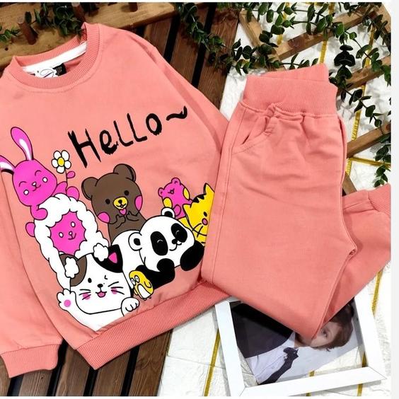 ست بلوز شلوار دخترانه |باسلام (نینی لند 403)